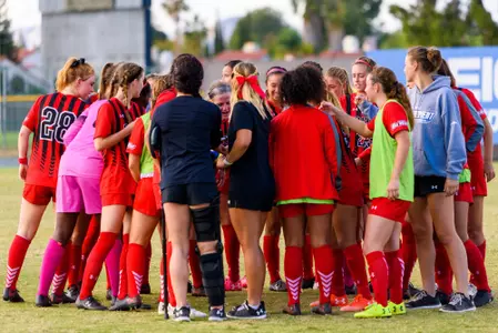 Women's Soccer Huddle