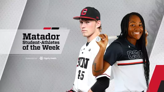 Matador Student Athletes of the Week Braun/Steward