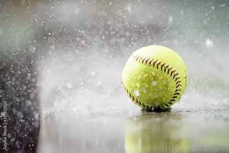 Softball in the Rain