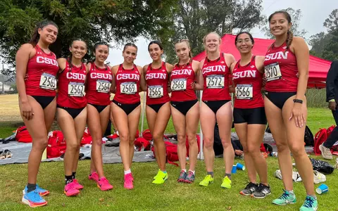 CSUN Women's Cross Country team at Big West Preview