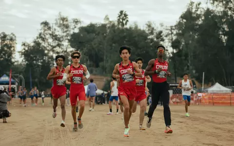 Men's XC Team at Big West Championships 2024