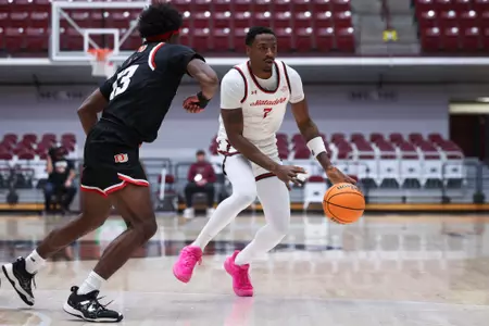 The California State Northridge Matadors go against University of Denver during the Stew Morrill Classic on Monday, Nov. 25, 2024, in Dahlberg Arena, in Missoula, Mont.