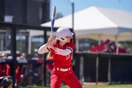 Makenzie San Pedro at bat.