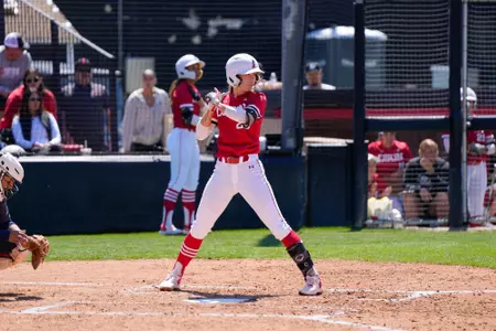 Mikayla Carman in the batter's box.