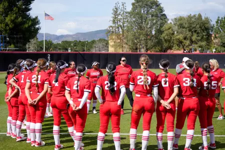 Team gathered after the game.