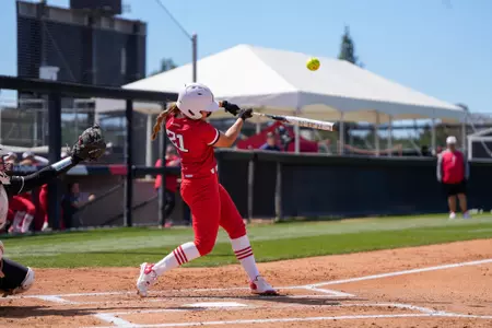 Jerzie Liana sending the ball flying.