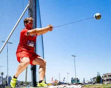Trey Knight at 2024 Big West Championships