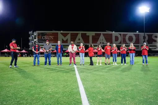 Men's Soccer Honors CSUN Faculty on MVP Night