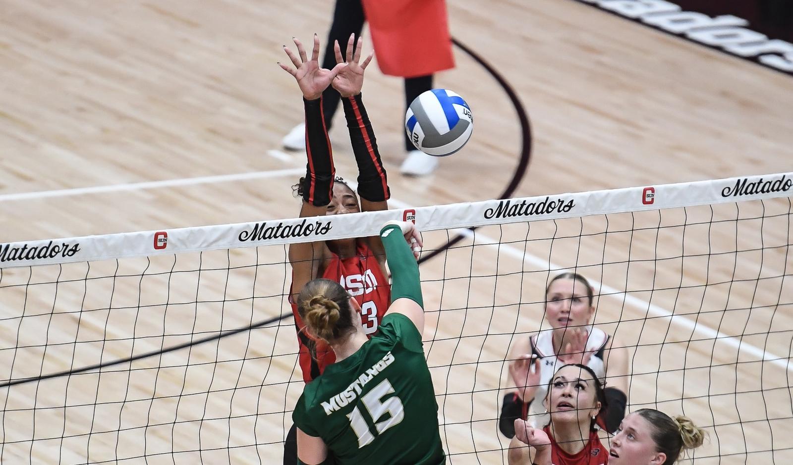 CSUN Drops Five-Set Heartbreaker to Cal Poly - CSUN Athletics