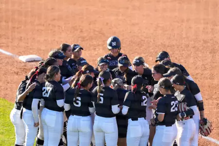 Softball Team action