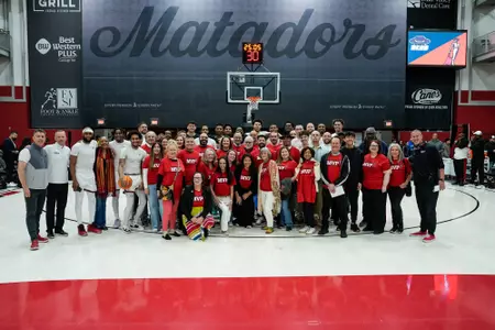 Men's and Women's Basketball Honors CSUN Faculty on MVP Day Image