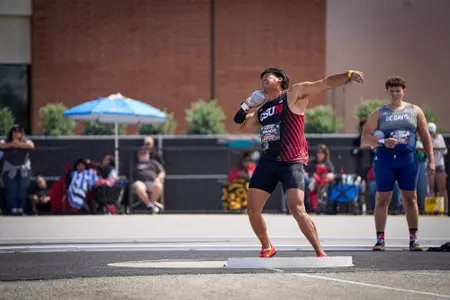 Elijah Ignacio at Big West Championships 5-16-25