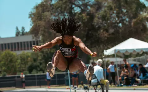 Simone Smith at Big West Championships 5-16-25