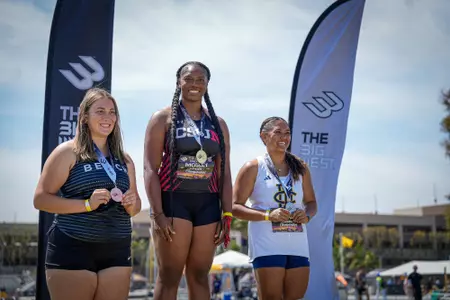 Summer Mosley at Big West Championships 5-16-25