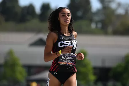 Jasmine Haskell at Big West Championships 5-16-25