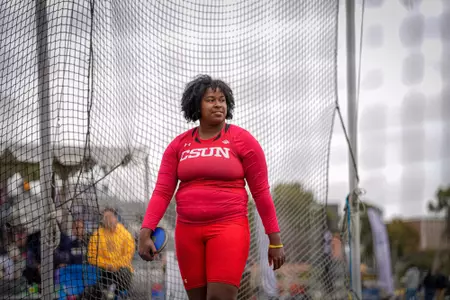 Amani Britton at Big West Championships 5-17-25