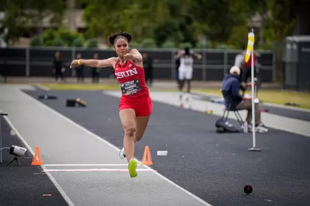 Camryn Harris at Big West Championships 5-17-25