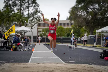 Camryn Harris at Big West Championships 5-17-25