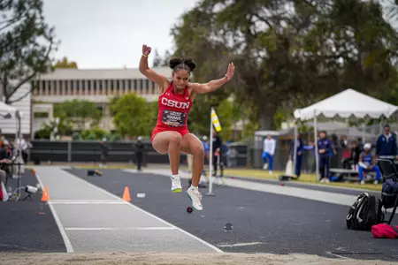 Camryn Harris at Big West Championships 5-17-25