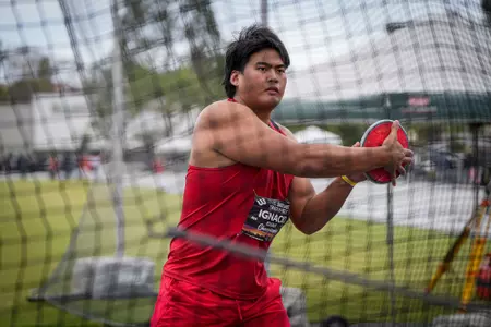 Elijah Ignacio at Big West Championships 5-17-25