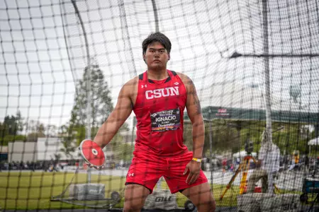 Elijah Ignacio at Big West Championships 5-17-25