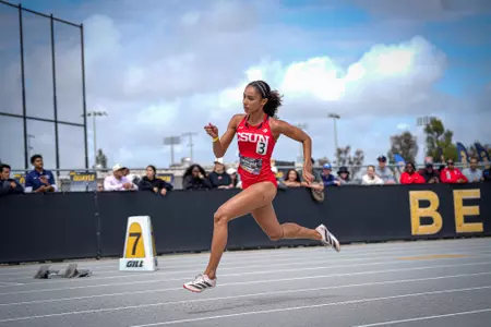 Jasmine Haskell at Big West Championships 5-17-25