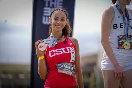 Jasmine Haskell at Big West Championships 5-17-25