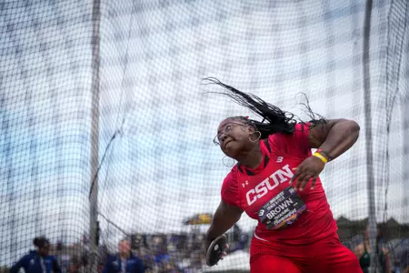 Treasure Brown at Big West Championships 5-17-25