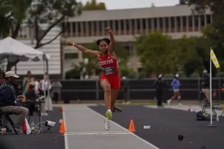 Camryn Harris at Big West Championships 5-17-25