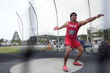 Elijah Ignacio at Big West Championships 5-17-25
