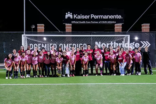 CSUN Women's Soccer Honors Faculty on MVP Night