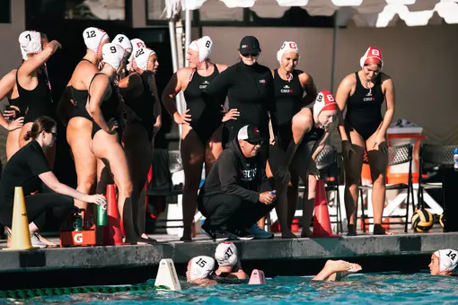 Matt Warshaw with team at Big West tournament 4-10-26