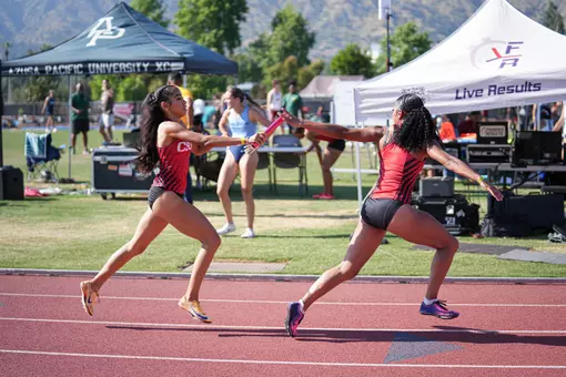 Brianna Wells-Serena Grace 4x400m at Franson Last Chance