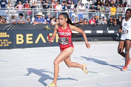 Brianna Wells at Big West Championships 5-16-26