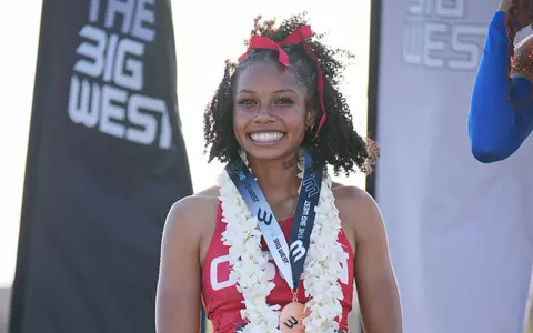 Camryn Harris at Big West Championships 5-16-26