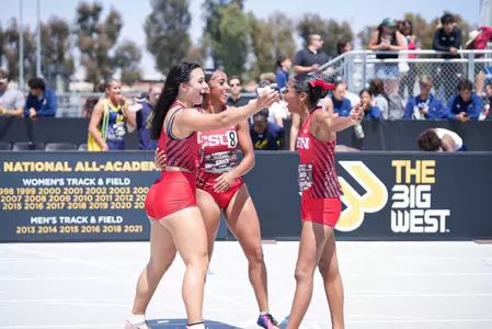 4x100m women's at Big West Championships 5-16-26