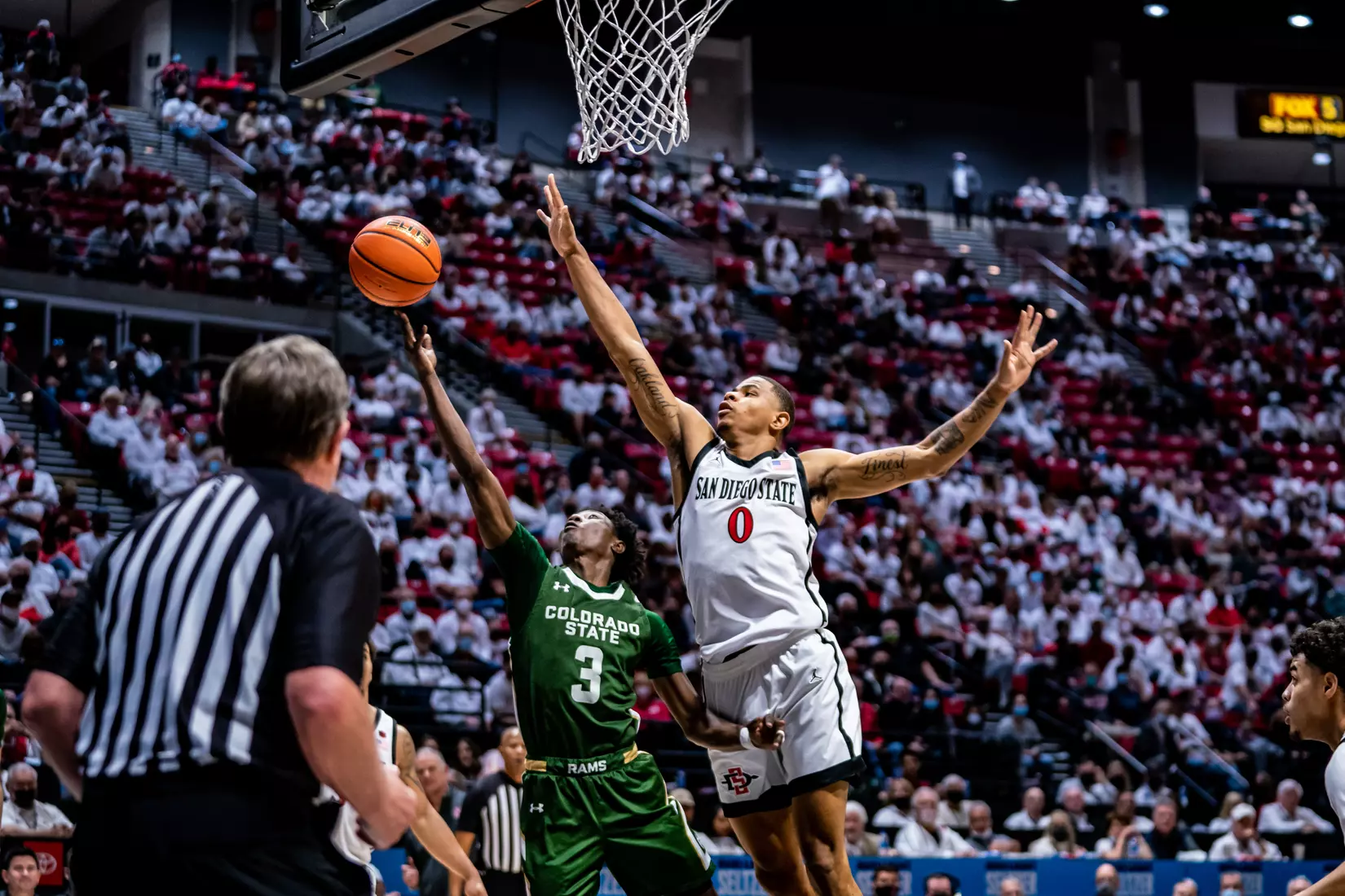Colorado State Men's Basketball vs San Diego State January 8 2022
