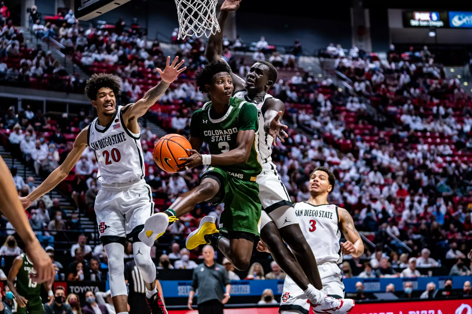 Colorado State Men's Basketball vs San Diego State January 8 2022