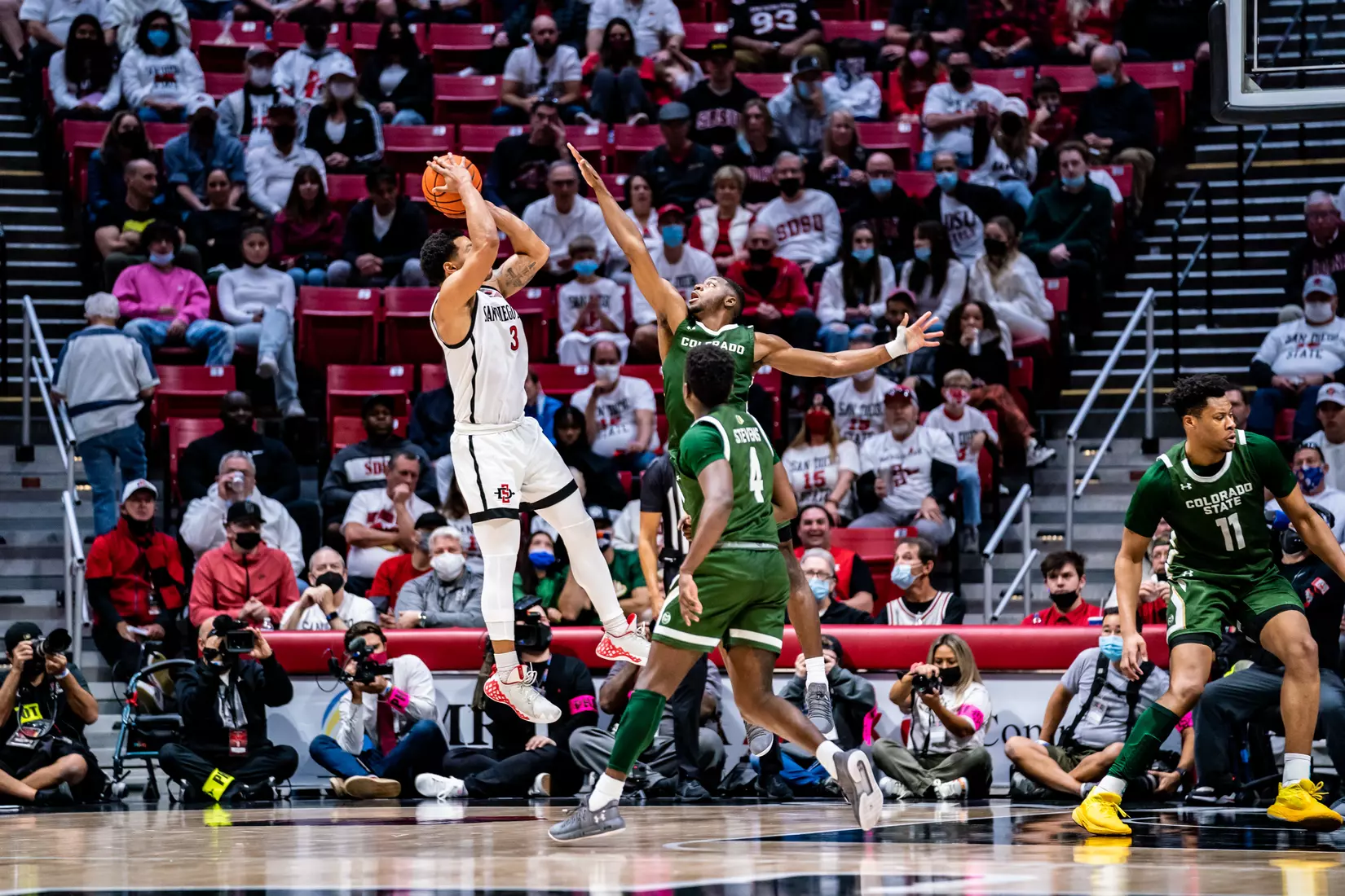 Colorado State Men's Basketball vs San Diego State January 8 2022