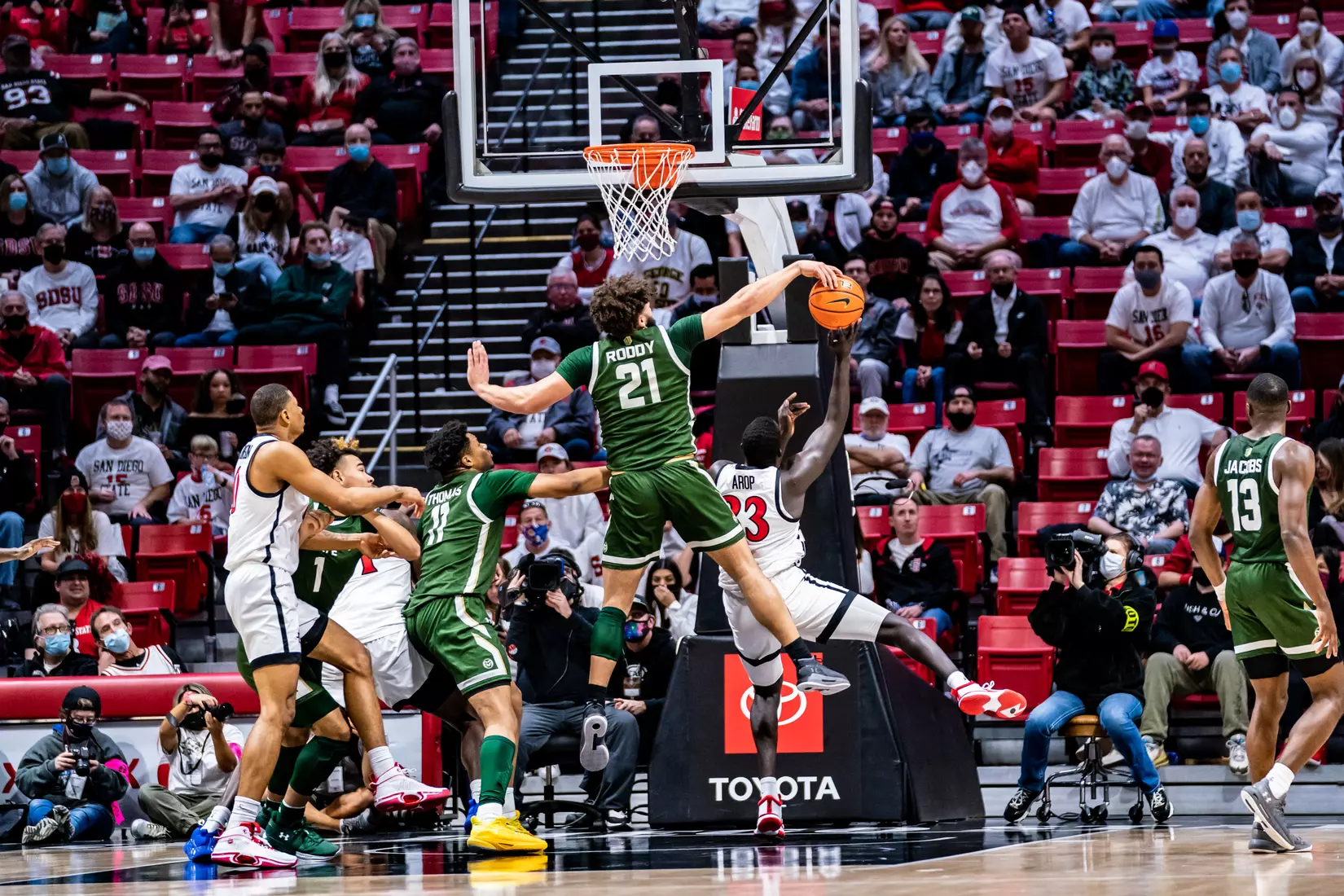 Colorado State Men's Basketball vs San Diego State January 8 2022