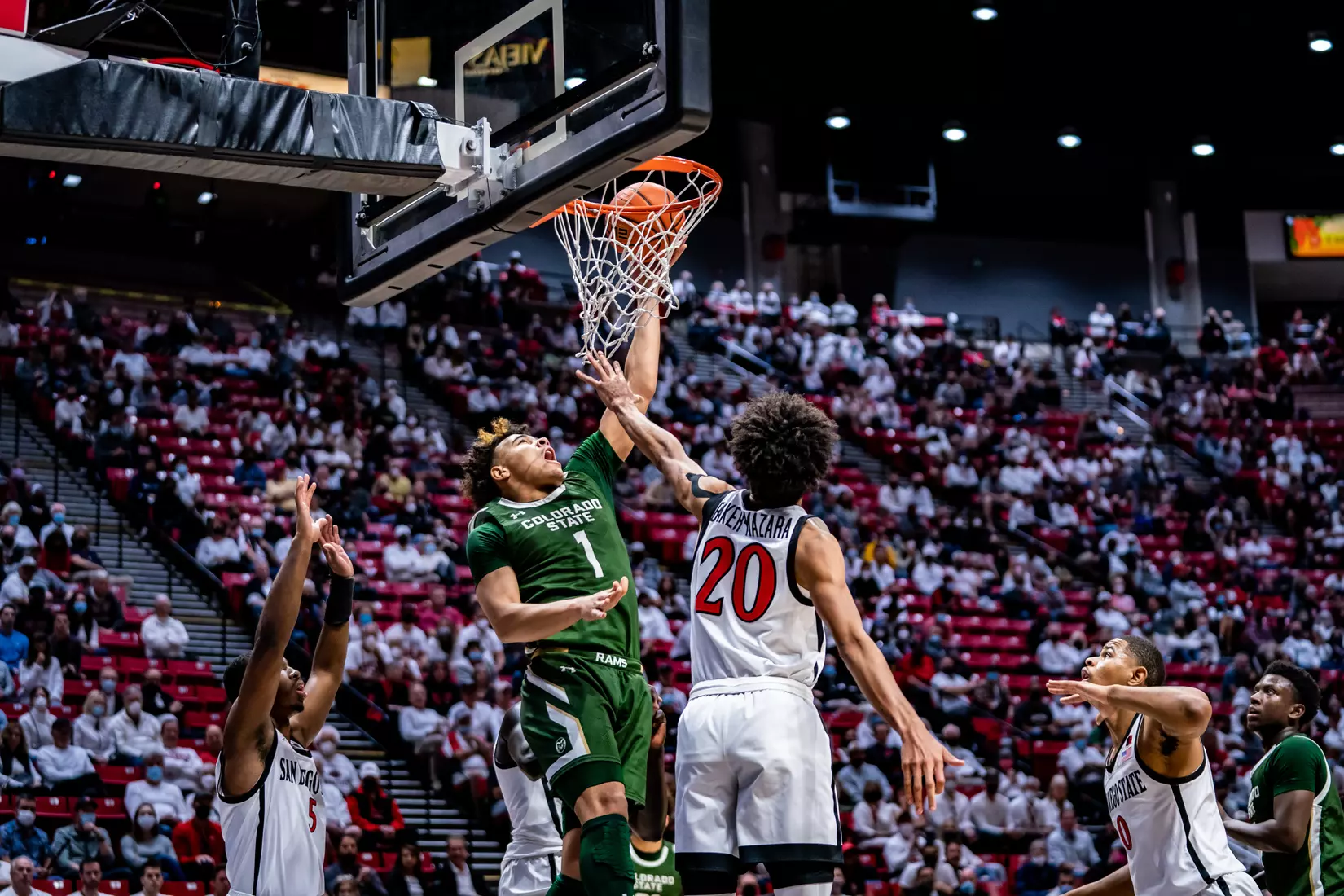 Colorado State Men's Basketball vs San Diego State January 8 2022