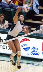 Casey Bauer recorded a career-high five aces