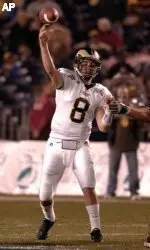 Holland threw for 381 yards on a 26-for-33 evening.