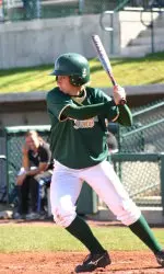 Senior Tara Harbert recorded the first two home runs of her career on Saturday.