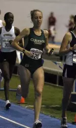 Danielle Korb regionally qualified in the 1500 meters, winning the event in Boulder.