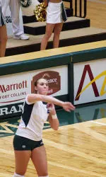 Fornstrom tied her career-high with five aces.