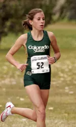 April Thomas led the Rams with a 21st place finish