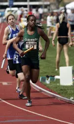 Janay DeLoach qualified for the NCAA Regionals in the 100 meters.