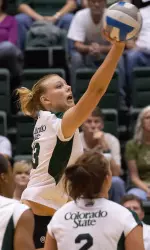 Minch added 13 kills and three blocks