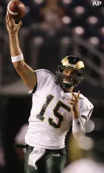 Billy Farris threw three touchdown passes to Kory Sperry in the win